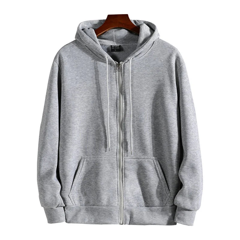 Men’s Relaxed-Fit Zip-Up Hoodie
