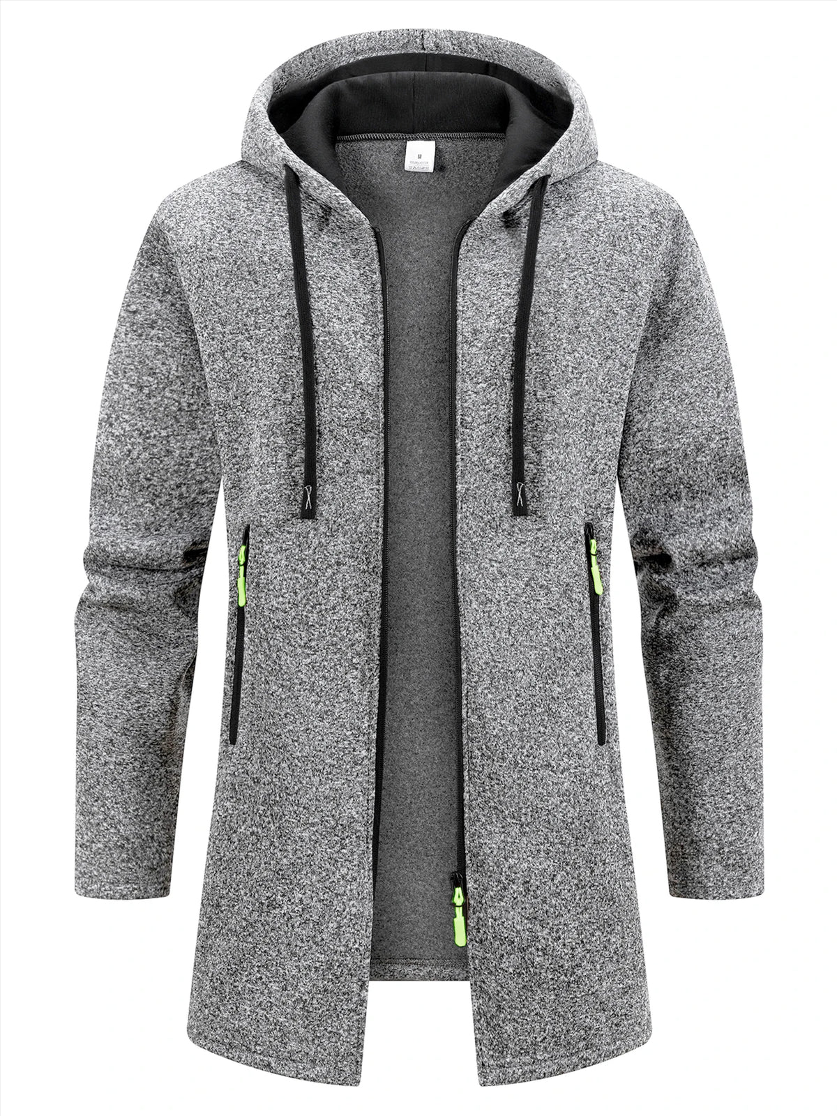 Men's Warm Zip-Up Hooded Jacket