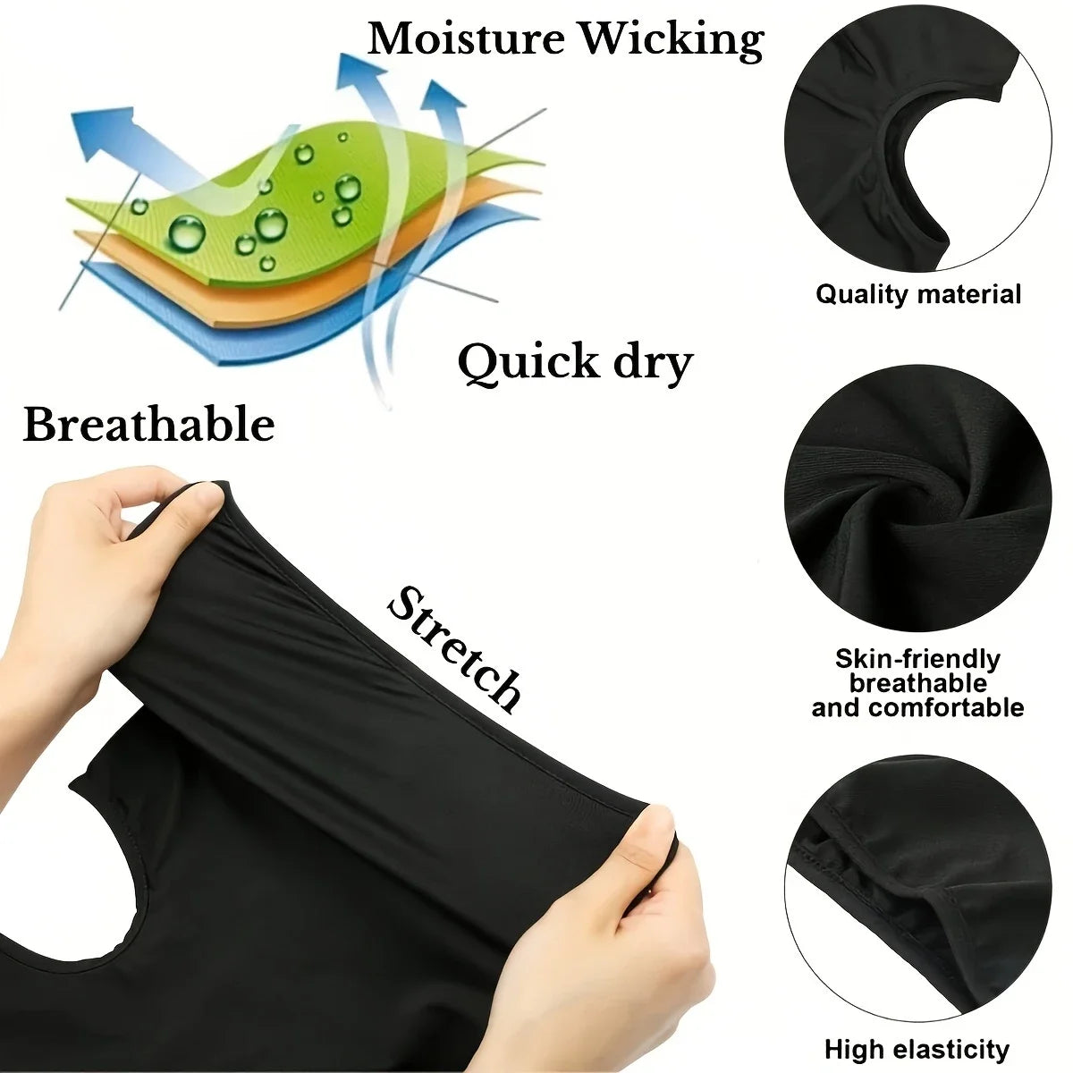 3-Pack Quick-Dry Balaclava Face Masks