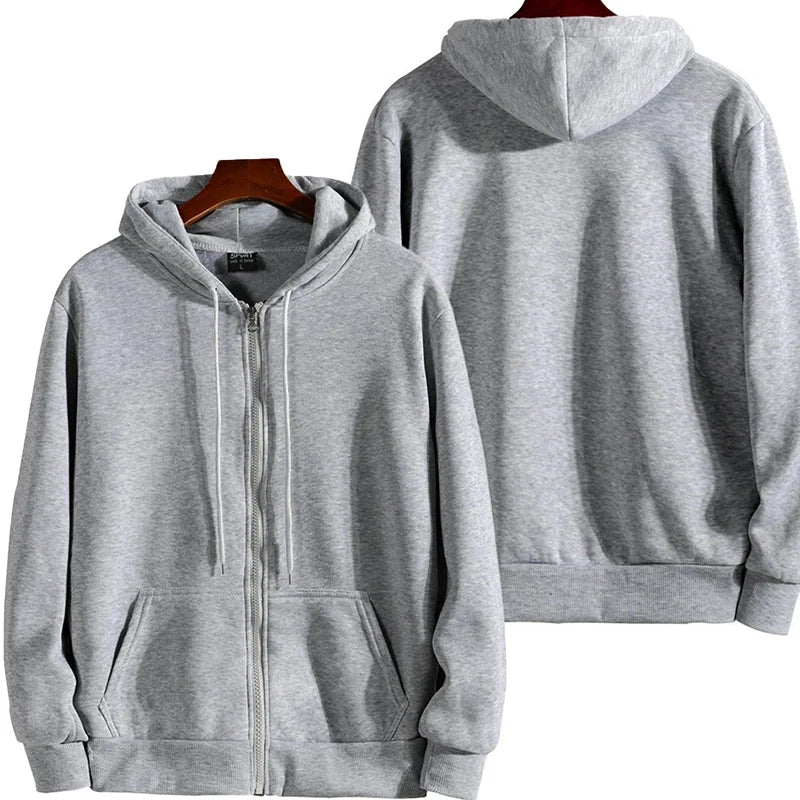 Men’s Relaxed-Fit Zip-Up Hoodie