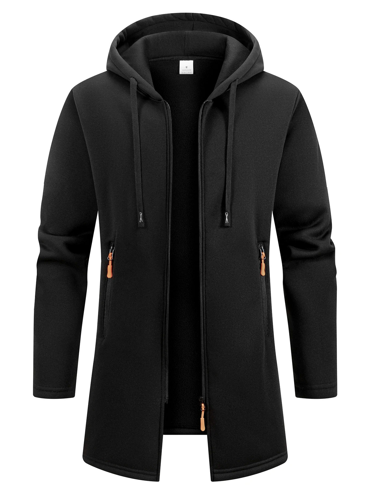 Men's Warm Zip-Up Hooded Jacket