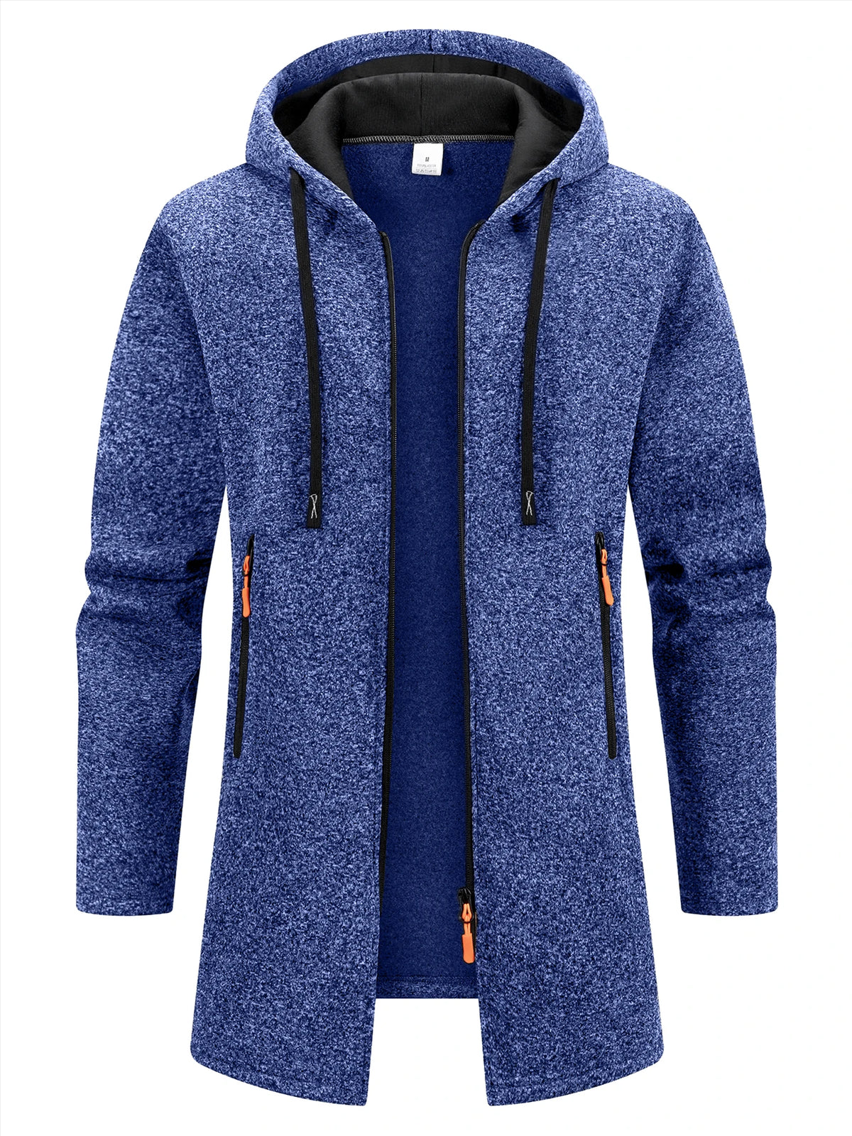 Men's Warm Zip-Up Hooded Jacket